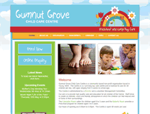 Tablet Screenshot of gumnutgrove.com.au